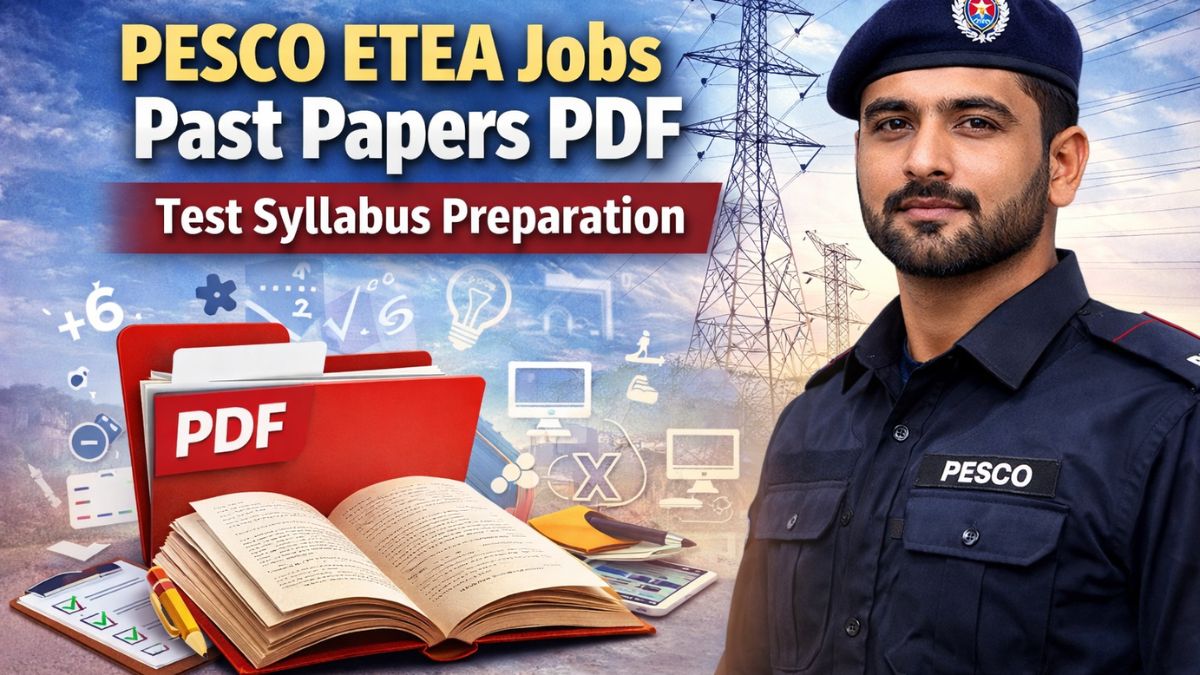PESCO ETEA Jobs Past Papers PDF – Test Syllabus Preparation